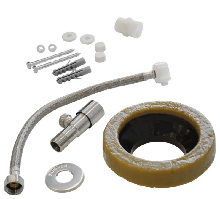 Kit de Instalación para WC Acero Inoxidable Stretto