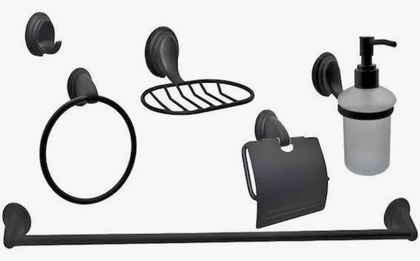 Set Accesorios de Baño Notte · 6 piezas